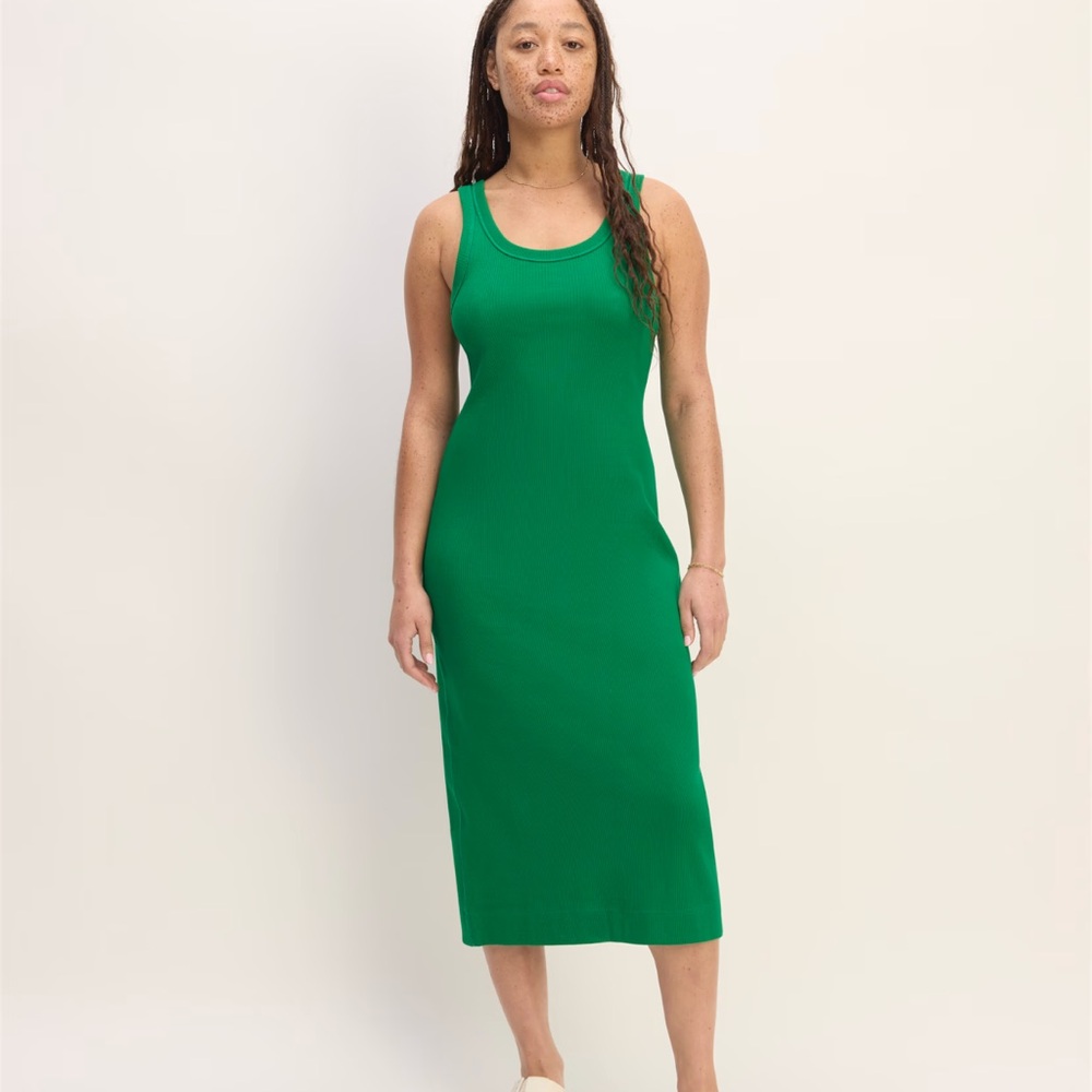 Everlane 90s Ribbed tank dress
